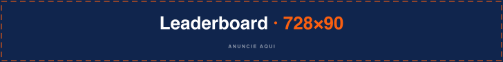 Espaço publicitário disponível no formato Leaderboard 728×90